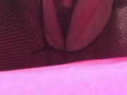 Bbw pussy play pantyhose