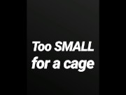 Too small for a cage SPH JOI AUDIO ONLY
