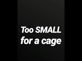 Too small for a cage SPH JOI AUDIO ONLY