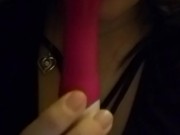 Chubby girl plays with her pussy and squirts while her boyfriend is home