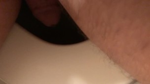Me siting to pee