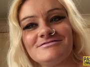 Handcuffed dominated slut 3/16