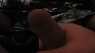 Me strocking my cock!!