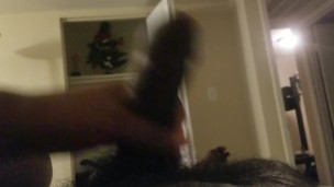 WIFE GIVES ME ROUGH HANDJOB UNTIL I CUM A BIG LOAD