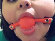 Gag Ball Babe - Screenshot 10 of 16 - Amature Pov