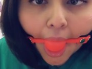 Gag Ball Babe - Screenshot 7 of 16 - Spit