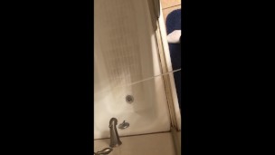 Me peeing in the shower