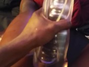 BBC Fast Stroking With Stroker - Screenshot 1 of 16 - HD