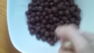 boy cum in breakfast