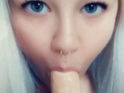Beautiful Blonde Sucking Dick