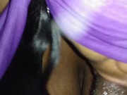 Blindfolded deep throating head dr. made him cum 3/16