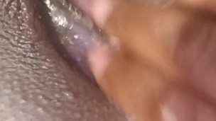 Red Lingerie Wet Pussy Play