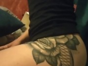 Riding my body wand quick tease clip