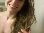 blonde bella shower