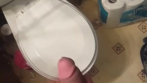Big dick stroking