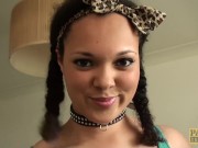 Young busty subslut Kloe White facialized and dommed hard 5/16