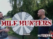 HITZEFREI Tattooed short haired MILF Lady Kinky Cat takes a big dick 1/16