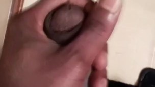 Stroking my black dick
