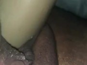 Fat Wet Ebony Latina Pussy Take Huge BBC Dildo 4/16