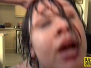 Chubby brit sub throated 14/16