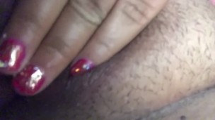 Playing with my pussy in the car