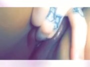 Sexysasha361 playing with her pussy Snapchat compilation