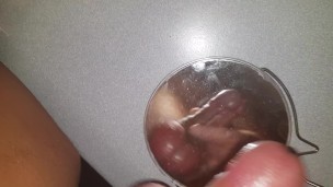 hard dick cums , eat own sperm