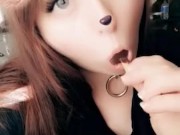 She wishes this chocolate banana was your cock