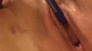 Fucked my pee hole until I squirt everywhere