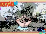 self footjob public gardeen 10/16