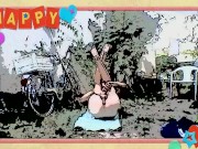 self footjob public gardeen 13/16