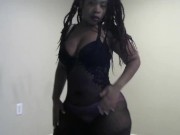 Ebony Period Panties with Pad in Black Fishnet Lingerie Dress - Cami Creams 15/16