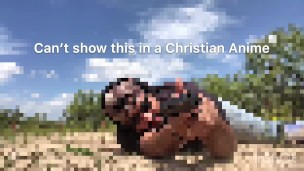 Glock-chan gets it from a lewd angle