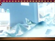 cumshoot by footjob fotr mistress Aude 11/16