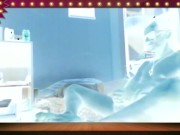 cumshoot by footjob fotr mistress Aude 3/16