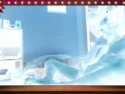 cumshoot by footjob fotr mistress Aude 4/16