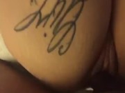 DreadHead - Raven Lee takes BBC - Cream Pie - Natural Tits 15/16