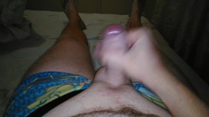 Solo guy masturbate