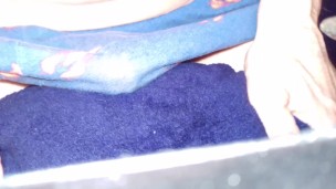 Pillow humping through boxers R*