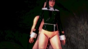 ilia raiven the sexy Vgirl nun , rope stocks and wooden hourses