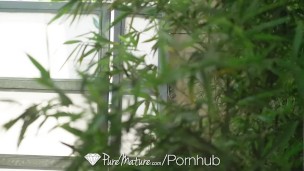 PUREMATURE Interracial anal fuck with seductive MILF