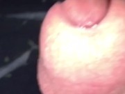 fucking my cock with a metal sound