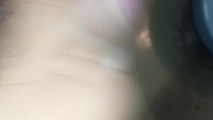 Masturbandome en el baño publico