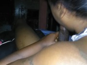 Homemade shy ebony sucking bbc 14/16