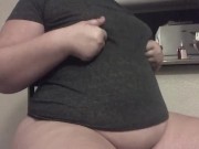 Chubby belly girl