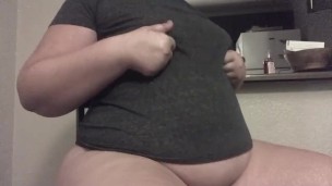 Chubby belly girl