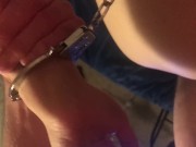 Submissive wife POV handcuffed and fucked hard from behind 4/16