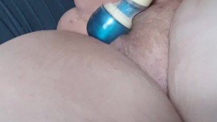 BBW Wands Herself to Cum
