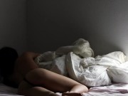 Blanket humping orgasm 1/16