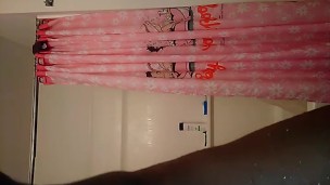 Shaving this off....I hate that damn shower curtain!!!